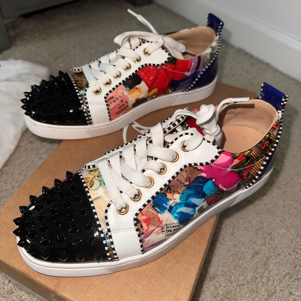 Louis Vuitton Multicolor Spiked Sneakers